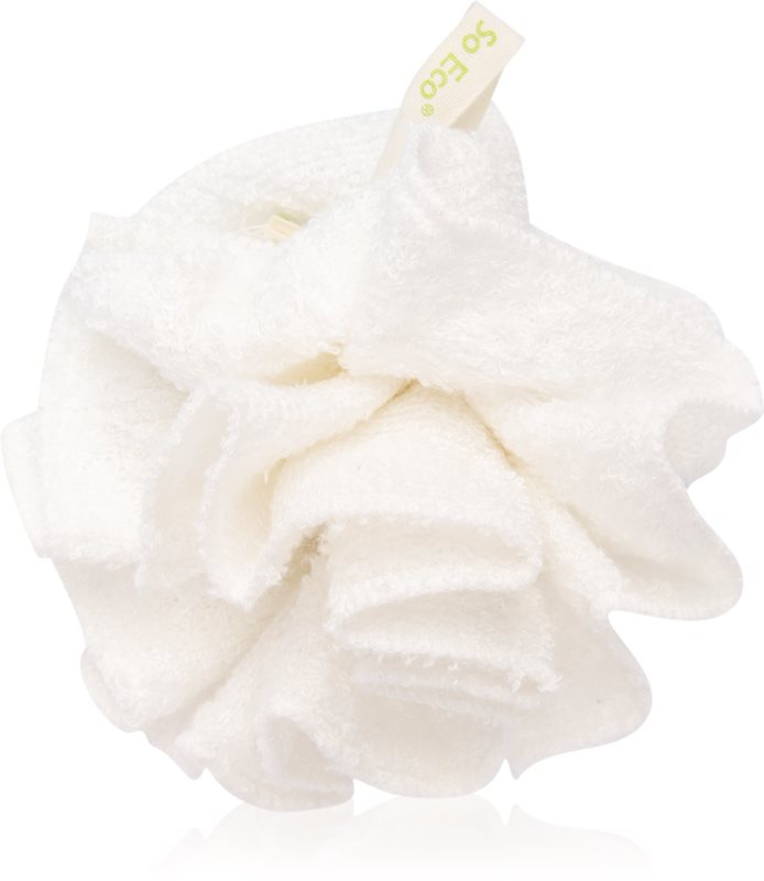 So Eco Bamboo Bath & Shower Pouf burete pentru spalare pentru corp 1 buc