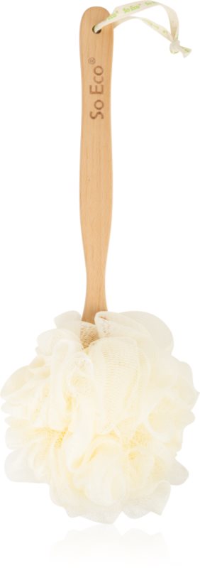 So Eco Long Handle Shower Pouf burete corp cu mâner prelungit 1 buc