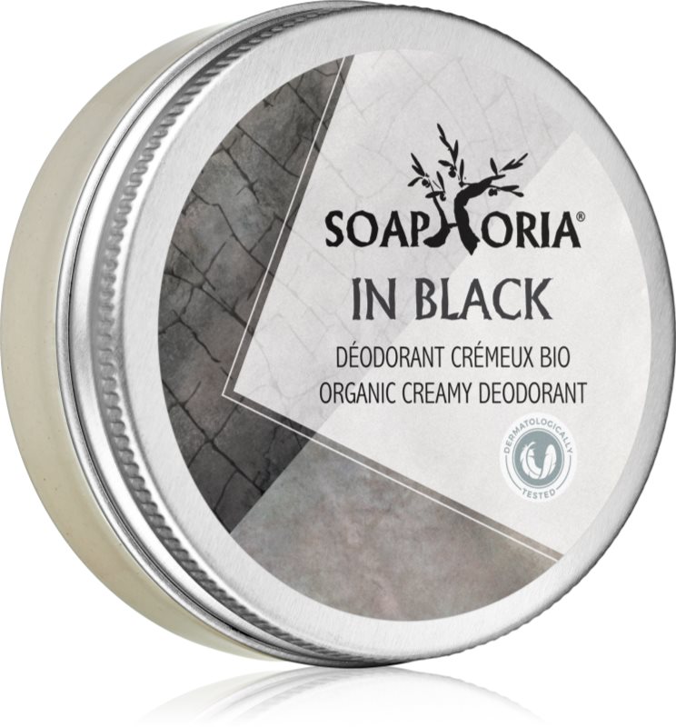 Soaphoria In Black Organic Creamy Deodorant crema deo organiza pentru barbati 50 ml