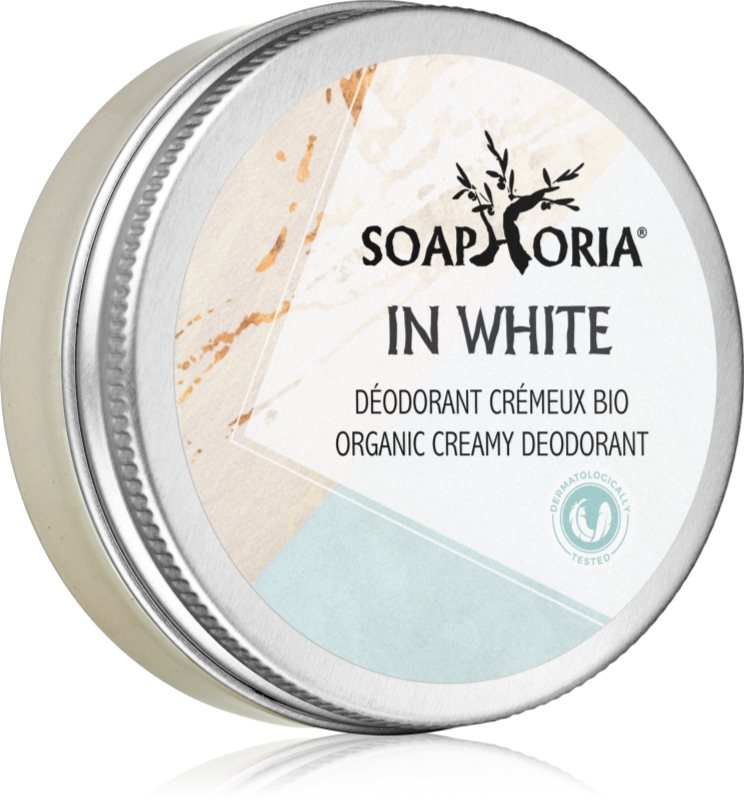 Soaphoria In White Organic Creamy Deodorant Deodorant crema organic pentru femei 50 ml