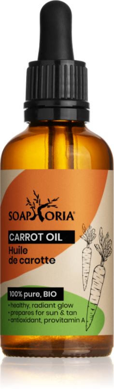 Soaphoria Organic Carrot Oil Ulei nutritiv de morcov pentru față, corp și păr 50 ml