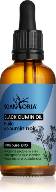 Soaphoria Organic Black Cumin Oil Ulei de chimen negru pentru ten acneic 50 ml