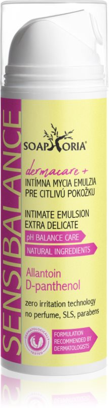 Soaphoria Dermacare+ Sensibalance gel pentru igiena intima pentru pielea sensibilă 150 ml