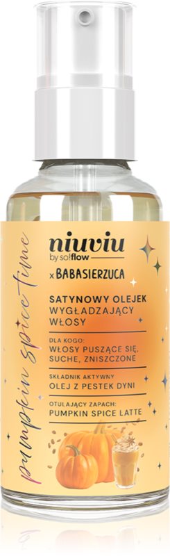 so!flow Pumpkin Time Hair Smoothing Oil ulei de par regenerator 50 ml