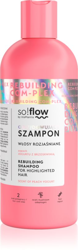 so!flow Rebuilding Com-Plex Shampoo For Highlighted Hair sampon pentru regenerare pentru par decolorat 300 ml