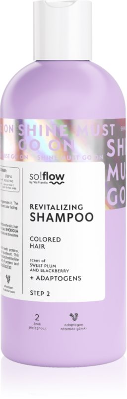 so!flow Coloured Hair Revitalizing Shampoo șampon regenerator pentru păr vopsit 400 ml