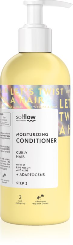 so!flow Curly Hair Nourishing Conditioner balsam de păr cu efect de hrănire pentru păr creț 400 ml
