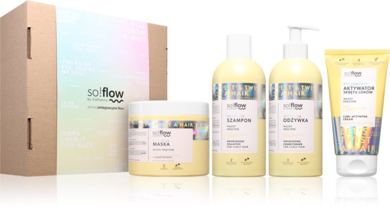 so!flow Curly Hair Set set cadou pentru păr creț
