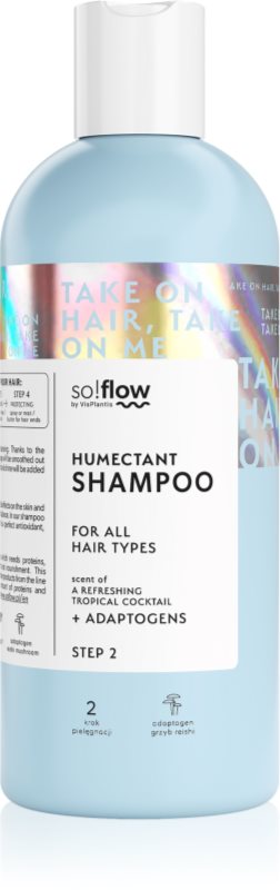 so!flow Humectant Shampoo for All Hair Types sampon hidratant pentru toate tipurile de păr 400 ml