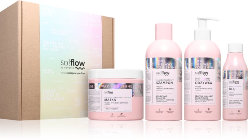 so!flow High Porosity Hair Set set cadou petru par fragil si fara vlaga
