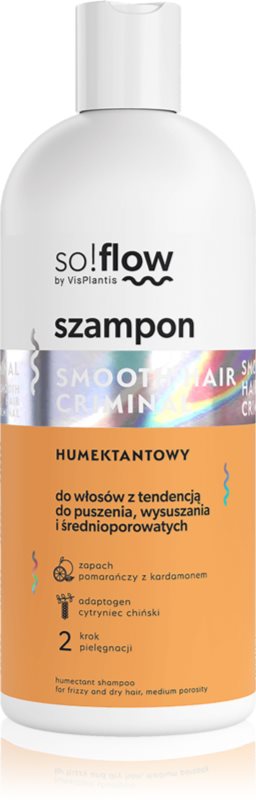 so!flow Frizzy and Dry Hair Humectant Shampoo sampon pentru indreptarea parului anti-electrizare 300 ml
