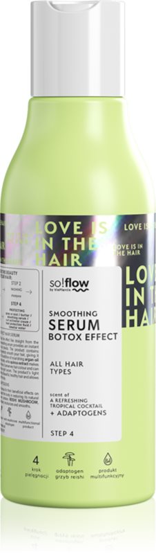 so!flow Smoothing Serum Botox Effect ser netezire pentru toate tipurile de păr 150 ml