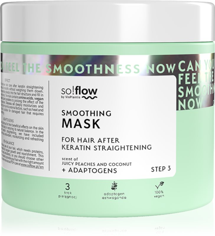 so!flow After Keratin Straightening Smoothing Mask Masca de par