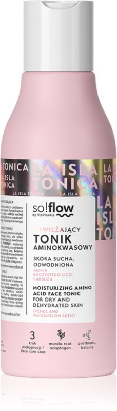 so!flow Moisturizing Face Tonic tonic hidratant pentru toate tipurile de ten 150 ml