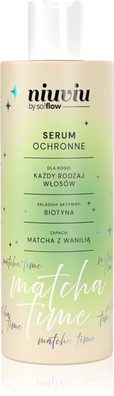 so!flow Matcha Time Protective Hair Serum ser fortifiant pentru par sensibil 150 ml
