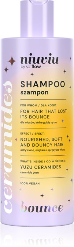 so!flow BOUNCE Hair Shampoo With Ceramides sampon pentru curatare pentru păr creț 300 ml