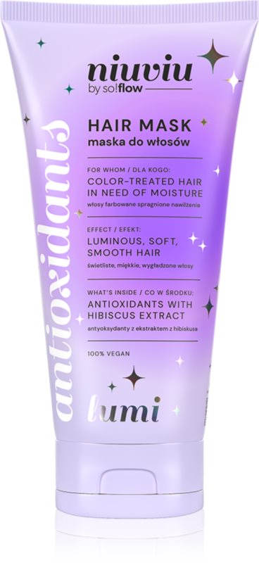 so!flow LUMI Hair Mask With Antioxidants mască hrănitoare pentru păr vopsit 200 ml