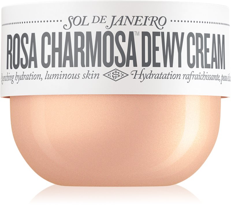 Sol de Janeiro Rosa Charmosa Dewy Cream cremă de corp, cu efect de iluminare