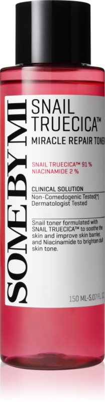 Some By Mi Snail Truecica Miracle Repair Toner solutie tonica demachianta cu regenerare pentru piele sensibilă 150 ml