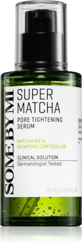 Some By Mi Super Matcha Pore Tightening Serum ser calmant pentru piele lucioasa cu pori dilatati 50 ml