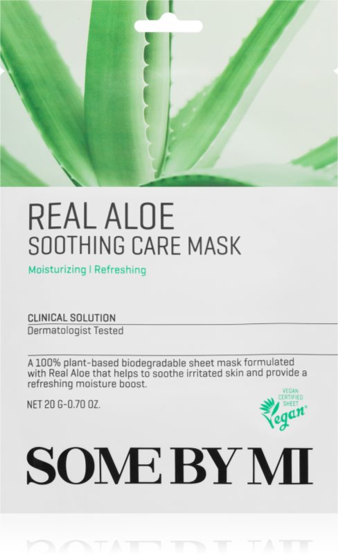 Some By Mi Clinical Solution Aloe Soothing Care Mask mască textilă calmantă 20 g