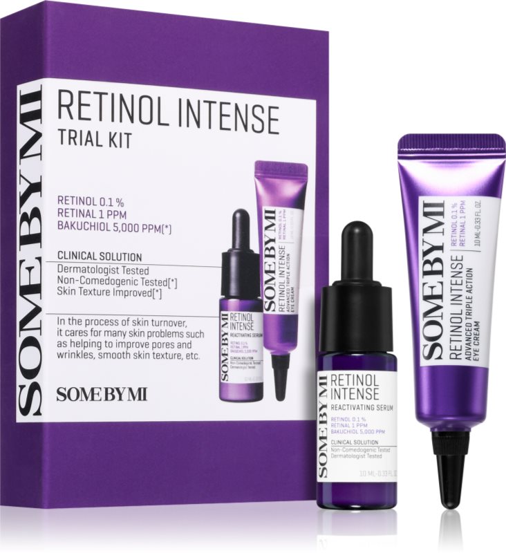 Some By Mi Retinol Intense Trial Kit Seturi pentru voiaj pentru strălucirea și netezirea pielii