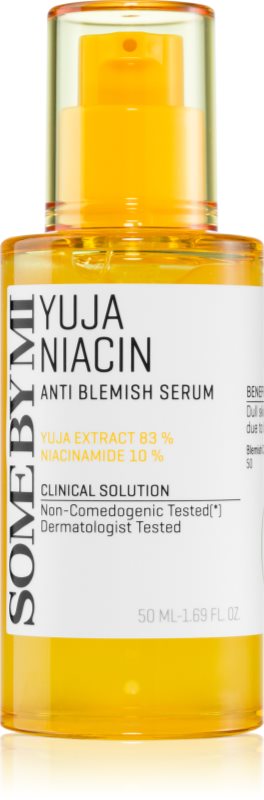 Some By Mi Yuja Niacin Anti Blemish Serum ser hidratant pentru stralucire pentru piele cu hiperpigmentare 50 ml