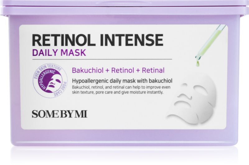 Some By Mi Retinol Intense Daily Mask mască textilă cu efect antirid big pack 30 buc
