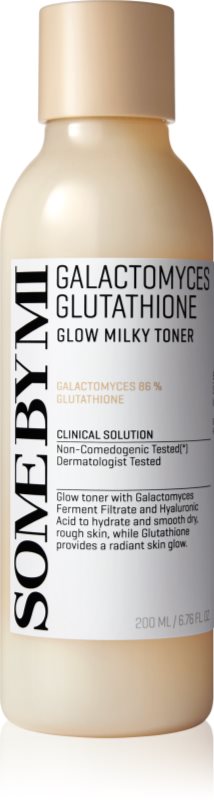 Some By Mi Galactomyces Glutathione Glow Milky Toner lotiune calmanta si hidratanta pentru o piele mai luminoasa 200 ml