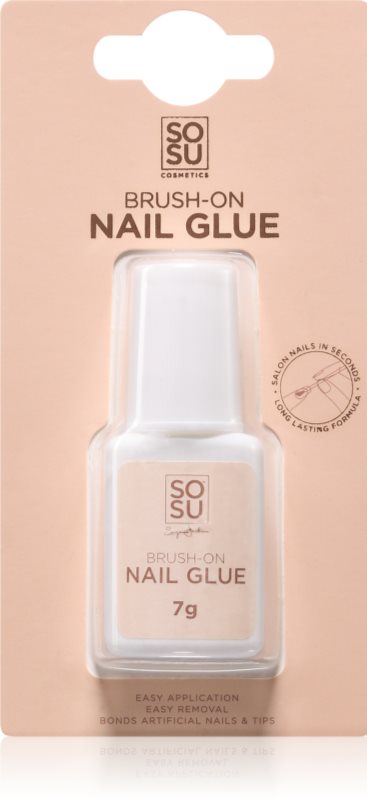 SOSU Cosmetics Brush-On Nail Glue adeziv pentru unghii 7 ml