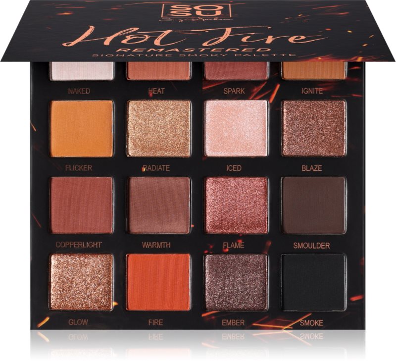 SOSU Cosmetics Hot Fire Eyeshadow Palette paletă cu farduri de ochi culoare Hot Fire 32 g