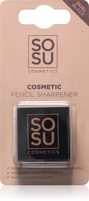SOSU Cosmetics Cosmetic ascutitoare pentru creioane cosmetice 1 buc