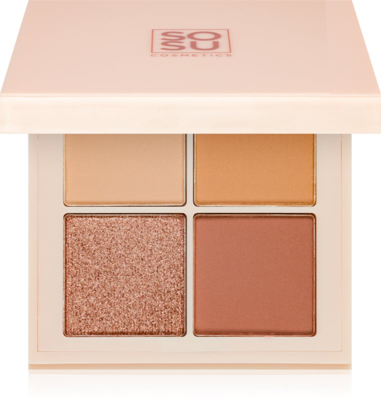 SOSU Cosmetics Eyeshadow Quad paletă cu farduri de ochi