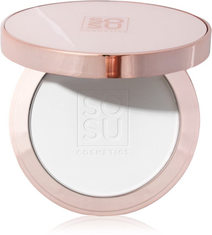SOSU Cosmetics Sheer Silk Pressed Powder pudră transparentă 9 g