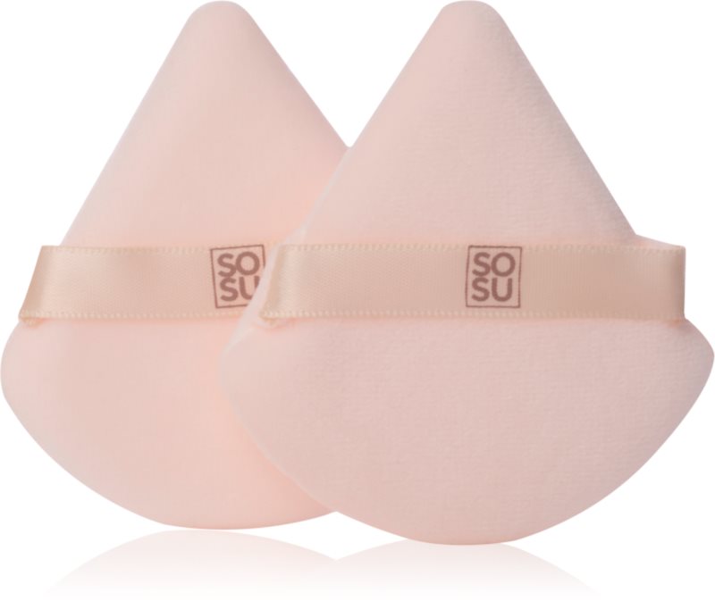SOSU Cosmetics Powder Puff puf pentru pudra 2 buc