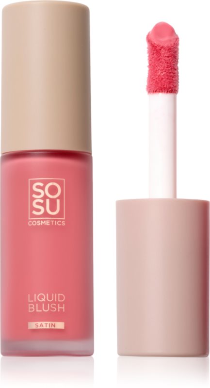 SOSU Cosmetics Liquid Blush Satin fard de obraz lichid