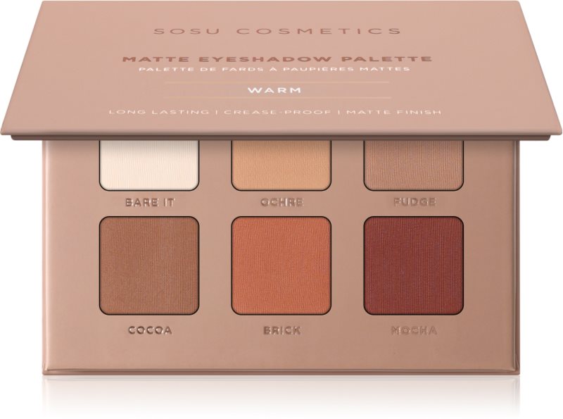 SOSU Cosmetics Matte Eyeshadow Palette paletă cu farduri de ochi