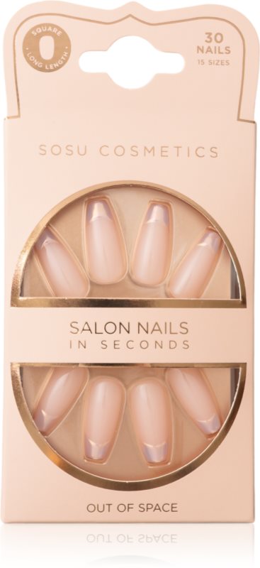 SOSU Cosmetics Salon Nails unghii artificiale culoare Out Of Space 30 buc
