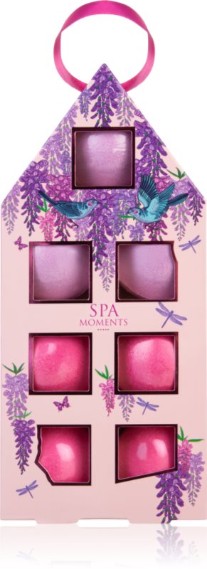 Spa Moments Lilac Bombe efervescente de baie