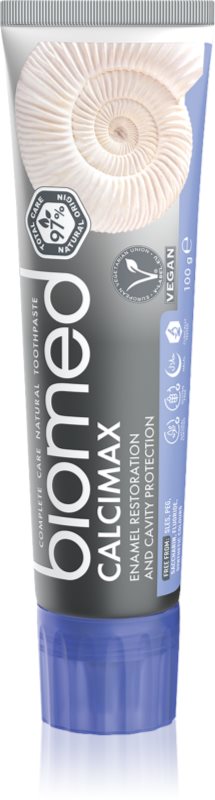Biomed Calcimax Pasta de dinti pentru a intari smaltul dintilor. cu extract de alge marine