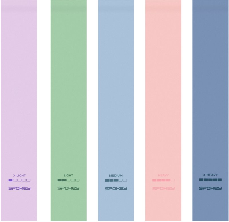 Spokey Artio Set set de elastice de fitness Pastel