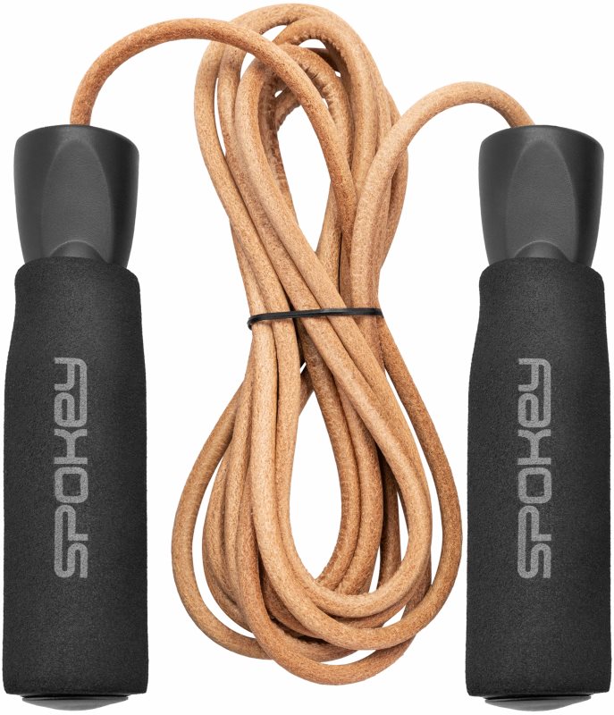 Spokey Quick Skip Leather coardă 280 cm