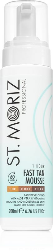 St. Moriz Fast Tan spumă autobronzantă pentru un bronz rapid 200 ml