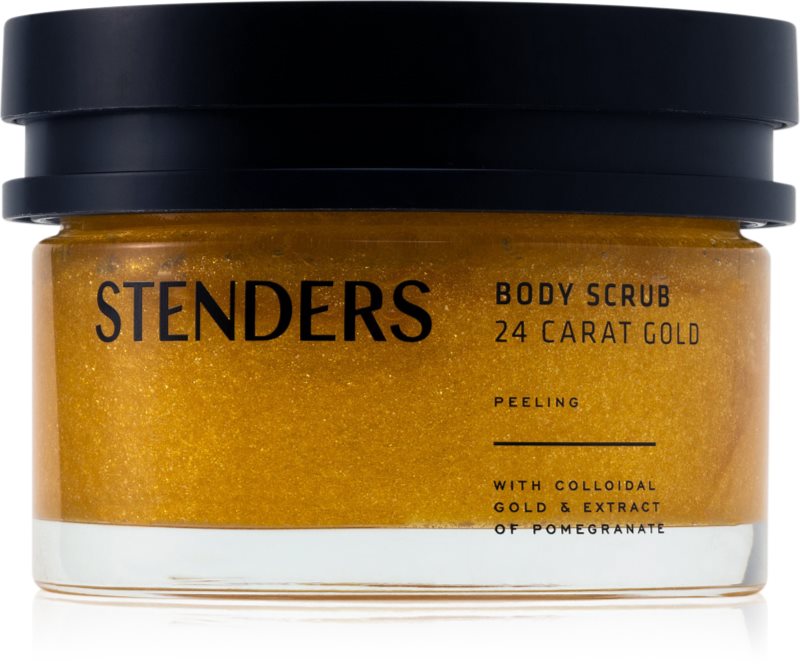 STENDERS 24 Carat Gold exfoliant corporal pentru piele mătăsoasă și netedă cu aur de 24 de karate 200 ml