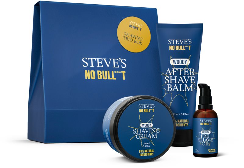 Steve's No Bull***t Shaving Trio set cadou pentru ras