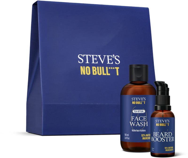 Steve's No Bull***t Beard Routine set cadou pentru barbă