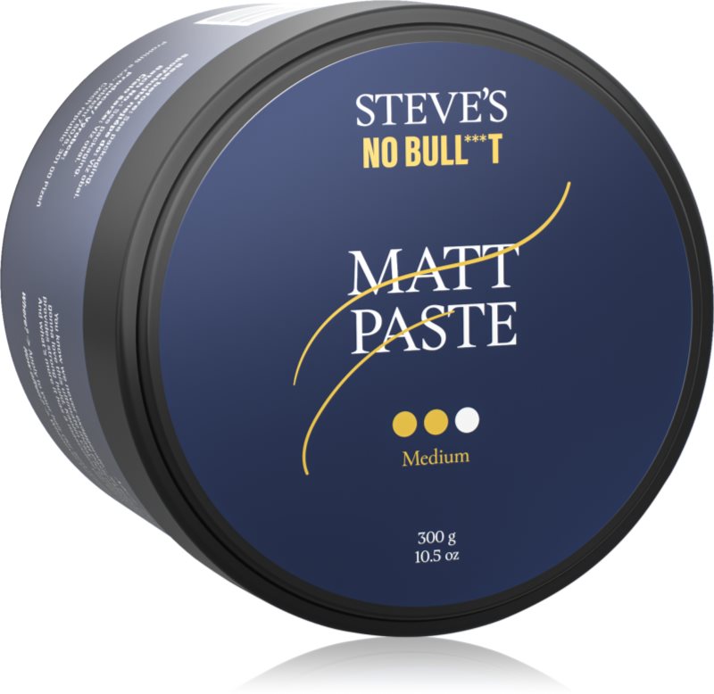 Steve's Hair Paste Medium gel modelator pentru coafura pentru barbati Woody 90 g