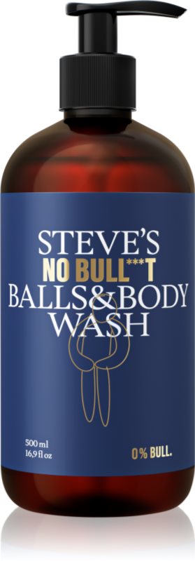 Steve's No Bull***t Balls and Body Wash Gel de duș energizant 500 ml