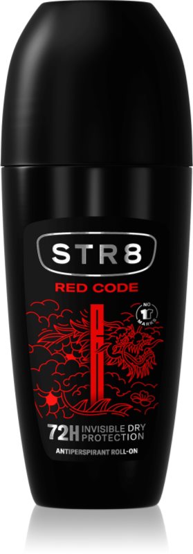 STR8 Red Code Antiperspirant antiperspirant roll-on pentru bărbați 50 ml