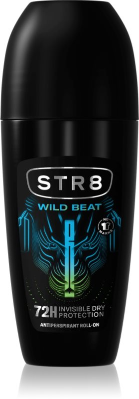 STR8 Wild Beat Antiperspirant antiperspirant roll-on pentru bărbați 50 ml